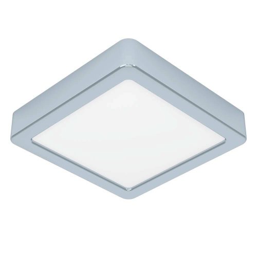 Светильник накладной LED Fueva 5 900649 Eglo белый 1 лампа, основание хром в стиле современный квадратный
