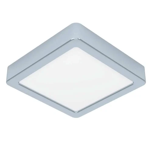 Светильник накладной LED Fueva 5 900649 Eglo белый на 1 лампу, основание хром в стиле современный квадратный