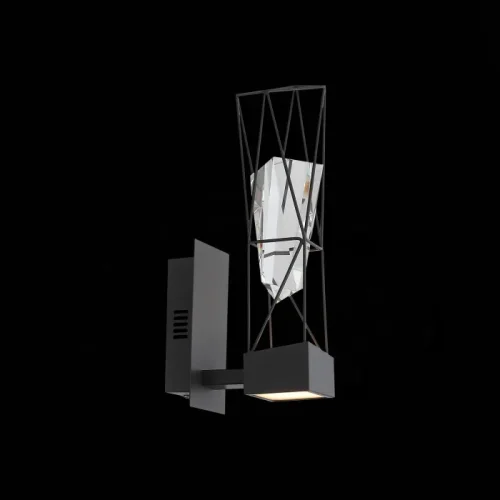 Бра LED Progetto SL815.301.01 ST-Luce серый на 1 лампу, основание графит серое в стиле современный фото 3