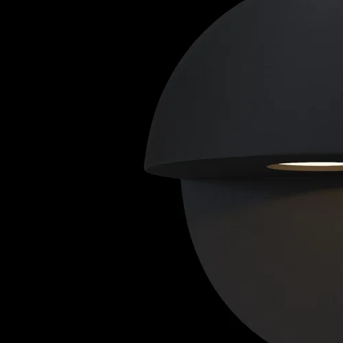 Настенный светильник LED Mezzo O033WL-L7B3K Maytoni уличный IP54 чёрный 1 лампа, плафон чёрный в стиле хай-тек LED фото 3