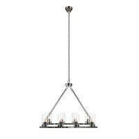 Люстра подвесная Candlelight 10437/760R LOFT IT прозрачная на 8 ламп, основание никель в стиле современный кантри замковый 