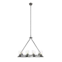 Люстра подвесная Candlelight 10437/760R LOFT IT прозрачная на 8 ламп, основание никель в стиле современный кантри замковый 