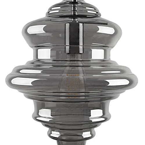Светильник подвесной La Scala 2075-A LOFT IT чёрный 1 лампа, основание хром в стиле современный выдувное фото 5
