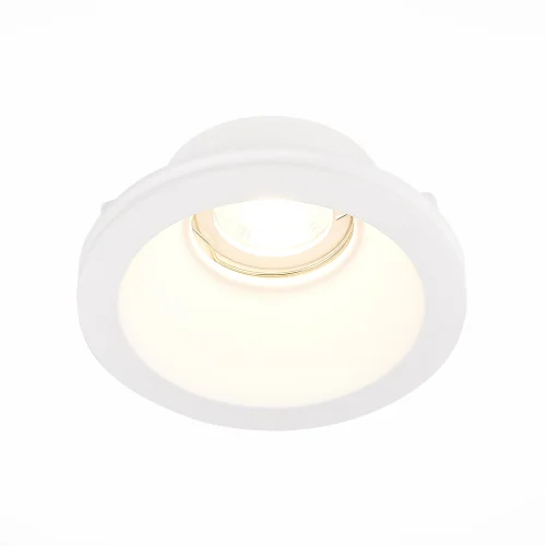 Светильник точечный St252–254 Gypsum ST254.308.01 ST-Luce белый на 1 лампу, основание белое в стиле современный хай-тек для затирки фото 3