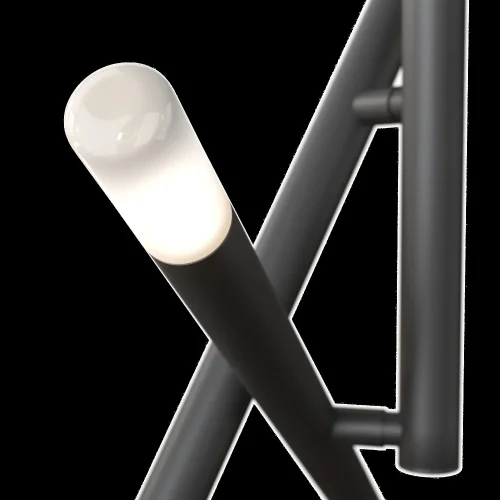 Светильник потолочный Vigo MOD620CL-06B Maytoni чёрный 6 ламп, основание чёрное в стиле хай-тек минимализм  фото 3