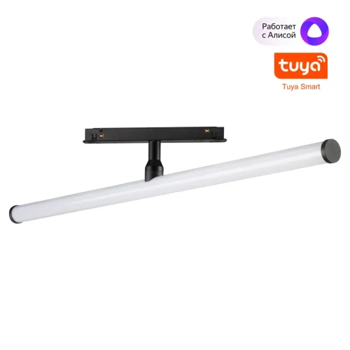 Трековый светильник LED для низковольтного шинопровода Flum 359448 Novotech чёрный для шинопроводов серии Flum чёрный