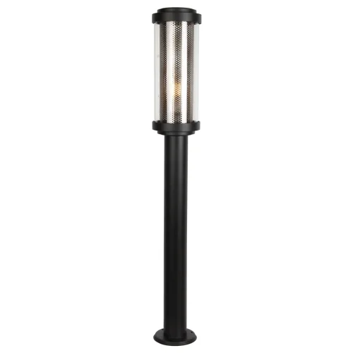 Парковый светильник Matrix 370970 Novotech уличный IP54 чёрный 1 лампа, плафон прозрачный в стиле современный E27 фото 2