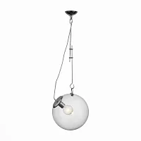 Светильник подвесной SL550.103.01 St-Luce прозрачный 1 лампа, основание хром в стиле лофт шар