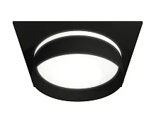 Светильник точечный XC8062020 Ambrella light белый 1 лампа, основание чёрное в стиле хай-тек 