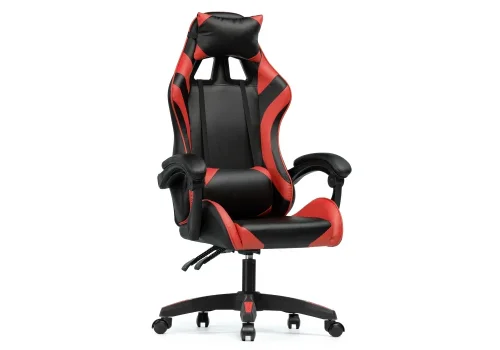 Кресло игровое Rodas black / red 62 15242 Woodville, красный/искусственная кожа, ножки/пластик/чёрный, размеры - *1310***670*600