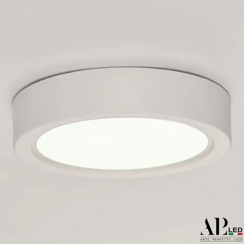 Светильник накладной LED Ingrid 3322.LDY6004M/6W/6K Arte Perfetto Luce белый 1 лампа, основание белое в стиле модерн круглый