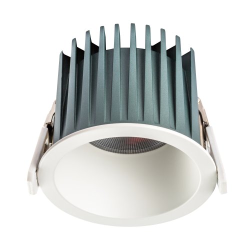 Светильник точечный LED Ciclone 385336 Lightstar белый на 1 лампу, основание белое в стиле современный круглый