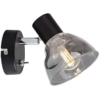 Спот с 1 лампой Maralyn TL1234Y-01BL Toplight чёрный серый E14 в стиле современный 