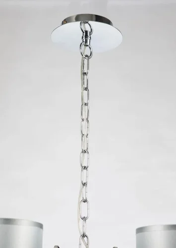 Люстра подвесная Low 2866-7P Favourite серая на 7 ламп, основание хром в стиле классический  фото 3