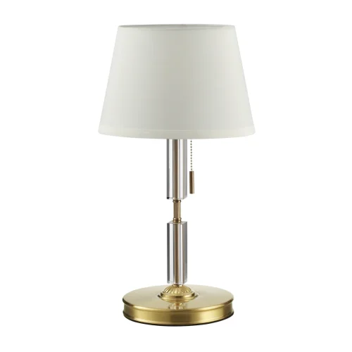 Настольная лампа London 4894/1T Odeon Light белая 1 лампа, основание бронзовое металл в стиле классический 