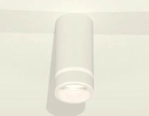 Светильник накладной XS8161005 Ambrella light белый 1 лампа, основание белое в стиле хай-тек круглый фото 2