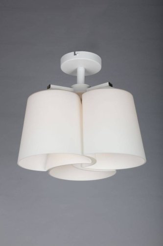 Люстра потолочная Toledo OML-28107-03 Omnilux белая на 3 лампы, основание белое в стиле современный  фото 3