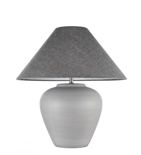 Настольная лампа Federica E 4.1 S Arti Lampadari серая 1 лампа, основание серое керамика в стиле классический 