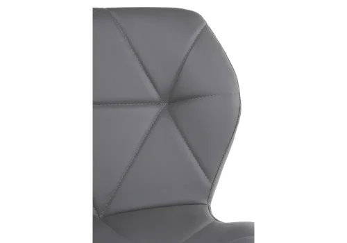 Компьютерное кресло Вальд экокожа серое 464240 Woodville, серый/экокожа, ножки/металл/чёрный, размеры - ****470*540 фото 8