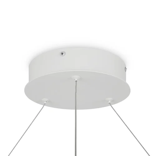 Светильник подвесной LED Rim MOD058PL-L65WK Maytoni белый 1 лампа, основание белое в стиле современный хай-тек минимализм кольца фото 5