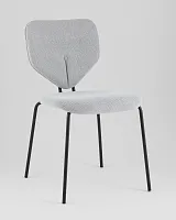 Стул обеденный Masey, серый УТ000039580 Stool Group, серый/рогожка, ножки/металл/чёрный, размеры - *****