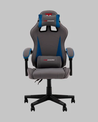 Кресло спортивное TopChairs Phantom, ткань, серо-голубой УТ000039475 Stool Group, серый/текстиль, ножки/полимер/чёрный, размеры - 1170*1270**** фото 2