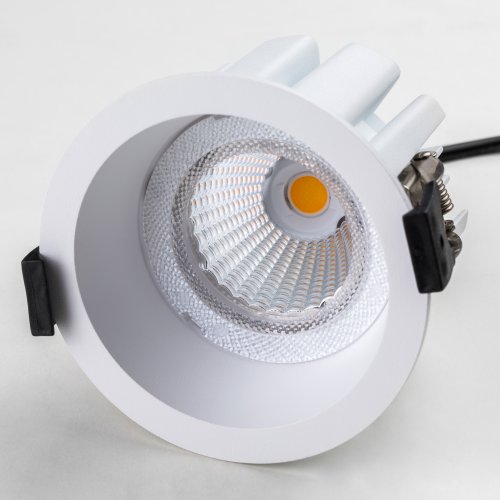 Светильник точечный LED Ciclone 385046 Lightstar белый на 1 лампу, основание белое в стиле современный круглый фото 3