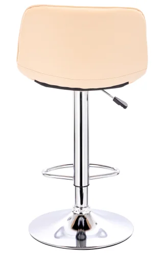 Барный стул Cooper Экокожа Кремовый EP Cooper PU Cream Everprof, бежевый/экокожа, ножки//, размеры - 830*1040***440* фото 4