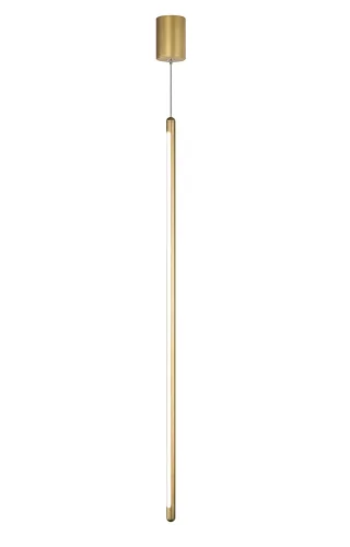 Светильник подвесной LED CLT 035C700 GO Crystal Lux золотой 1 , основание золотое в стиле современный трубочки