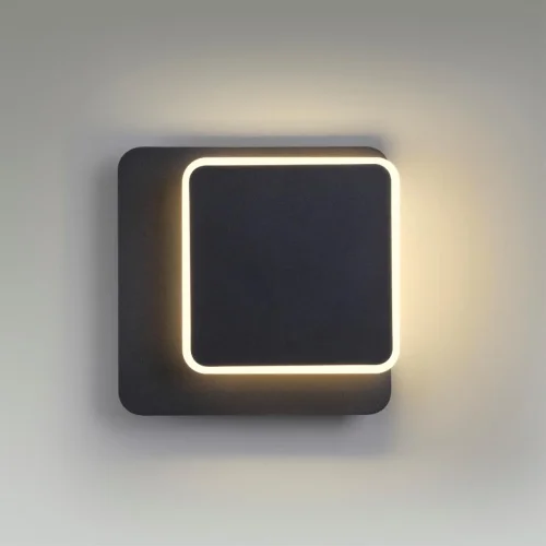 Бра LED Devin 5629/11WL Lumion белый на 1 лампа, основание чёрное в стиле современный хай-тек  фото 3