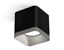 Светильник накладной XS7806003 Ambrella light чёрный 1 лампа, основание чёрное в стиле модерн хай-тек квадратный