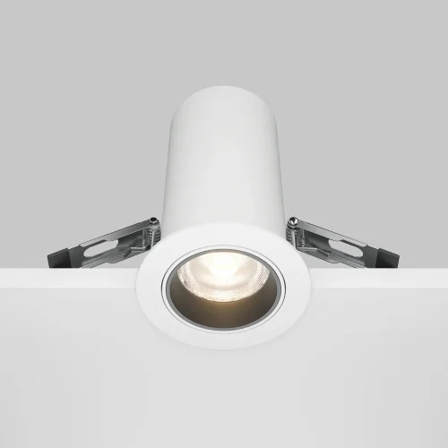 Светильник точечный LED Focus Led DL125-L12-3K-W Maytoni белый на 1 лампу, основание белое в стиле современный хай-тек круглый фото 7