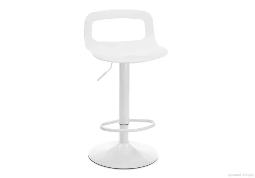 Барный стул Volt white 15671 Woodville, белый/, ножки/металл/белый, размеры - *970***380*390