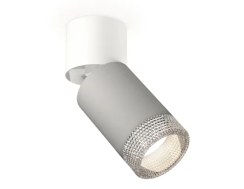 Светильник накладной Techno Spot XM XM6314031 Ambrella light серый 1 лампа, основание серое в стиле хай-тек модерн круглый