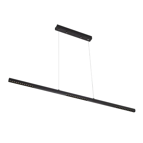 Светильник подвесной LED Edge CL720011N Citilux чёрный на 1 лампу, основание чёрное в стиле современный хай-тек линейный