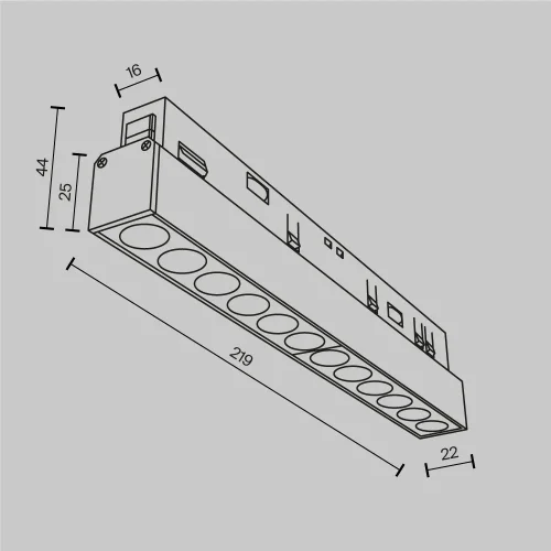 Трековый светильник LED Magnetic track system Exility TR031-2-12W4K-W Maytoni белый для шинопроводов серии Magnetic track system Exility белый фото 8