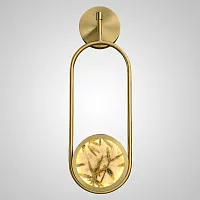 Настенный светильник AKIRA WALL FRAME H51 208978-23 ImperiumLoft латунь на 1 лампу, основание латунь в стиле современный 