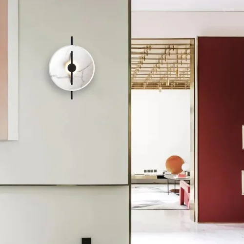 Настенный светильник DELANO 140638-26 ImperiumLoft белый на 1 лампу, основание чёрное в стиле современный фото 3 Настенный светильник DELANO 140638-26 ImperiumLoft белый на 1 лампу, основание чёрное в стиле современный фото 3