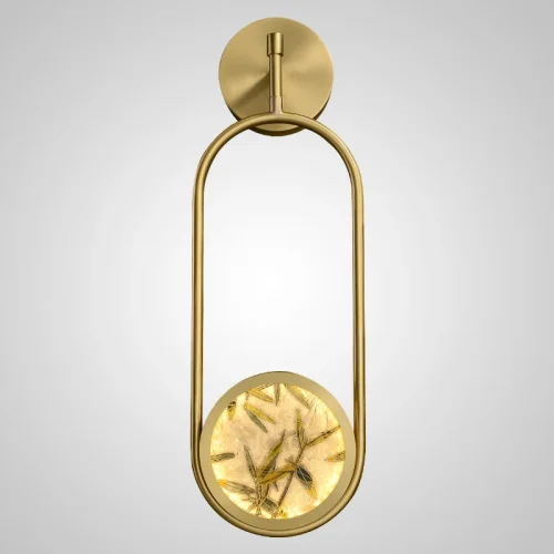 Настенный светильник AKIRA WALL FRAME H51 208978-23 ImperiumLoft латунь на 1 лампу, основание латунь в стиле современный 