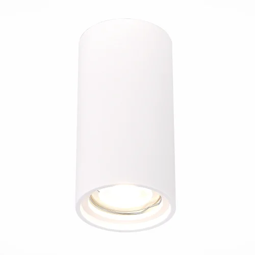 Светильник накладной St155 Gipsum ST155.502.01 ST-Luce белый 1 лампа, основание белое в стиле хай-тек круглый