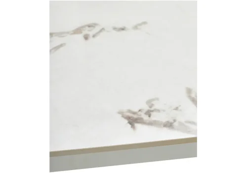 Керамический стол Corner 120 gloss golden jade solid ceramic / white 593874 Woodville столешница белая из керамика фото 5