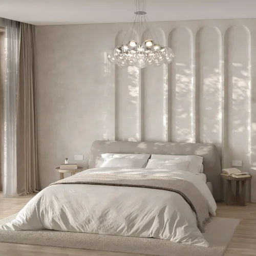 Светильник подвесной LED Verto FR5580PL-L35N Freya прозрачный на 1 лампу, основание хром в стиле современный шар фото 2 Светильник подвесной LED Verto FR5580PL-L35N Freya прозрачный на 1 лампу, основание хром в стиле современный шар фото 2