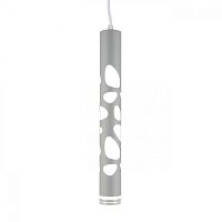 Светильник подвесной LED Arcore OML-101616-20 Omnilux серый 1 лампа, основание серое в стиле хай-тек современный трубочки