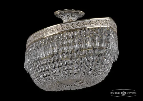 Люстра потолочная хрустальная 19013/80IV GW Bohemia Ivele Crystal прозрачная на 10 ламп, основание золотое в стиле классический sp фото 2