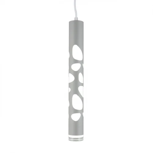 Светильник подвесной LED Arcore OML-101616-20 Omnilux серый 1 лампа, основание серое в стиле хай-тек современный трубочки
