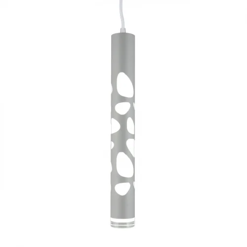 Светильник подвесной LED Arcore OML-101616-20 Omnilux серый на 1 лампу, основание серое в стиле хай-тек современный трубочки
