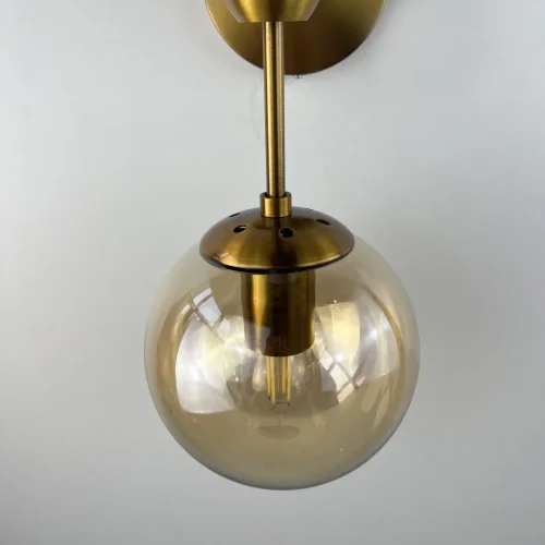 Бра Modo 84999-22 ImperiumLoft янтарный на 2 лампы, основание золотое в стиле современный арт-деко  фото 3