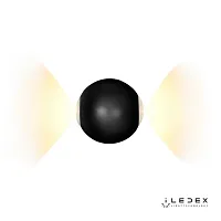 Бра LED Rainbow ZD8168-6W BK iLedex чёрный 1 лампа, основание чёрное в стиле современный хай-тек 