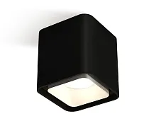 Светильник накладной XS7841001 Ambrella light чёрный 1 лампа, основание чёрное в стиле хай-тек современный квадратный