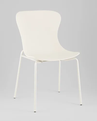 Стул Shaya, пластик молочный УТ000040182 Stool Group, молочный/пластик, ножки/металл/молочный, размеры - *835****